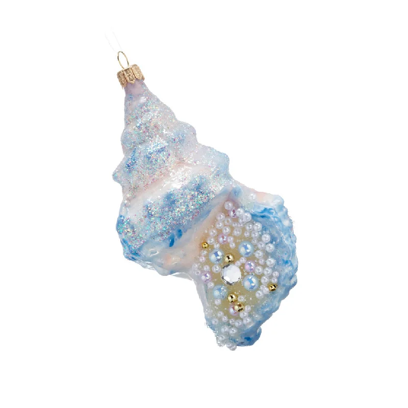 Affordable Glamour – Must-Have Jewelry At Special Rates Blue Conch Shell Ornament