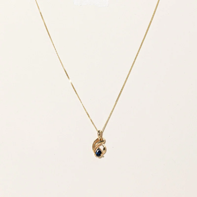 Shop Handcrafted Jewelry At Special Promotional Rates Blue Sapphire Necklace | 0.48ct | 16" | Shop Handcrafted Jewelry At Special Promotional Rates Blue Sapphire Necklace | 0.48ct | 16" |