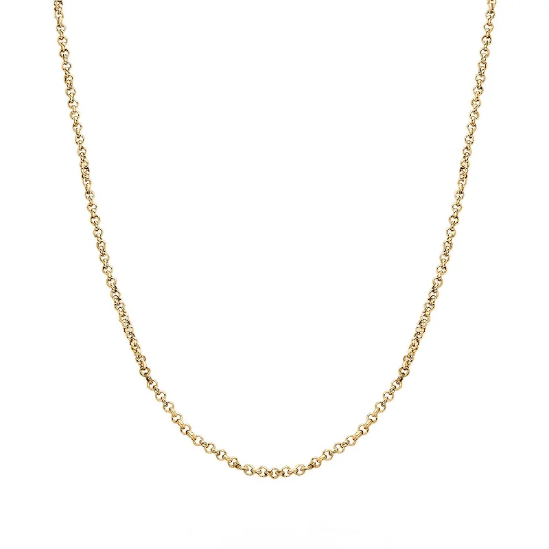 Layering Box Chain Necklace (Gold)