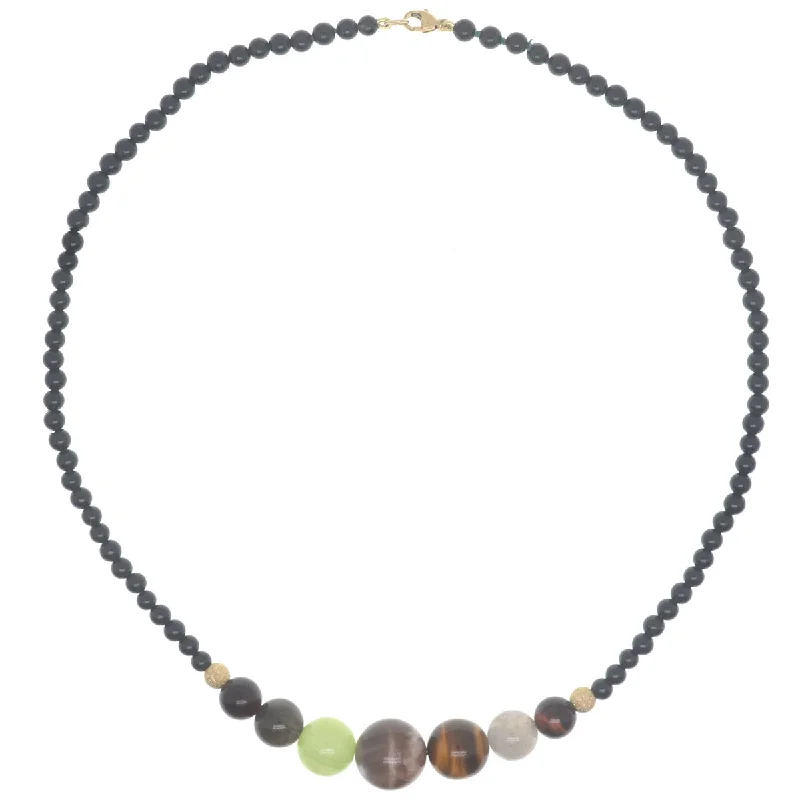 Bubbles Necklace - Onyx