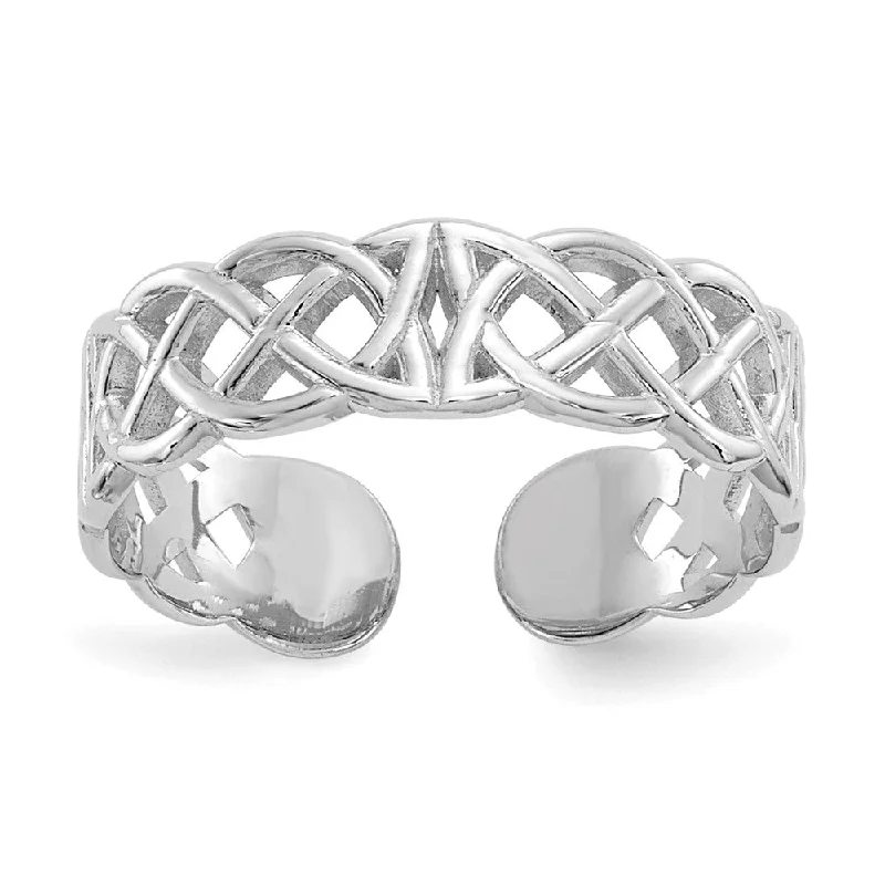 Timeless Jewelry Styles At Wallet-Friendly Prices Celtic Knot Toe Ring in 14 Karat White Gold Timeless Jewelry Styles At Wallet-Friendly Prices Celtic Knot Toe Ring in 14 Karat White Gold
