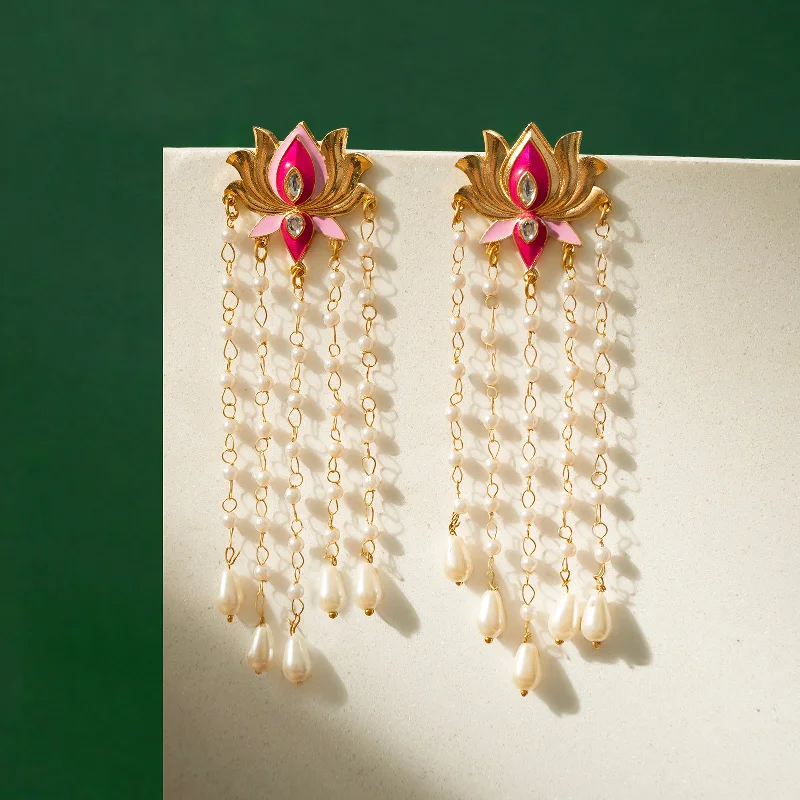 Bold And Beautiful Jewelry Now At Irresistible Prices Chamak Chalo Light Pink & Fuschia Pink Truck Art Earrings Bold And Beautiful Jewelry Now At Irresistible Prices Chamak Chalo Light Pink & Fuschia Pink Truck Art Earrings
