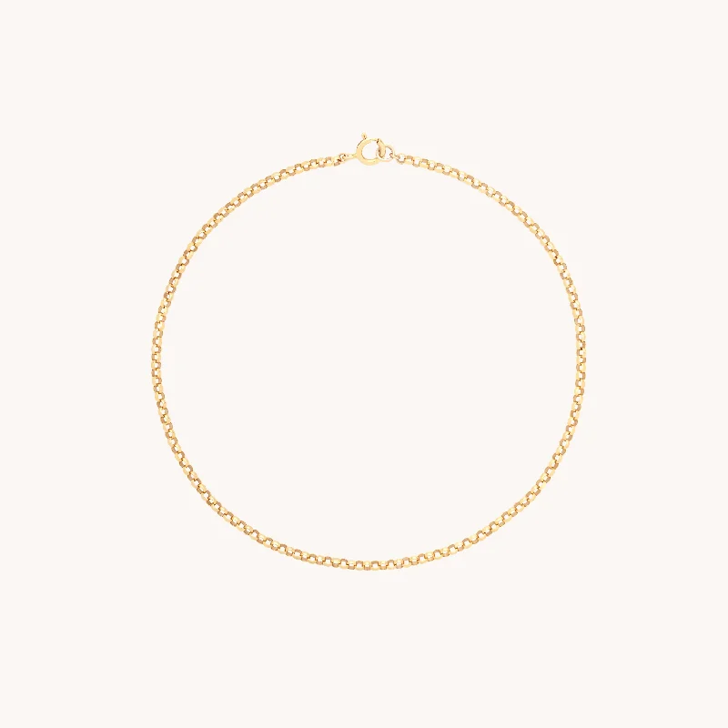 Chelsea Chain Bracelet in Solid Gold