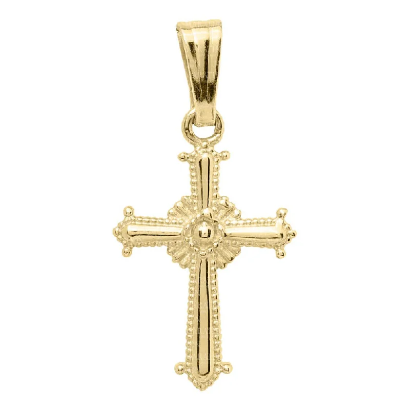 Bestselling Jewelry At Special Promotional Rates Children's 14k Beaded Cross Pendant Necklace Bestselling Jewelry At Special Promotional Rates Children's 14k Beaded Cross Pendant Necklace