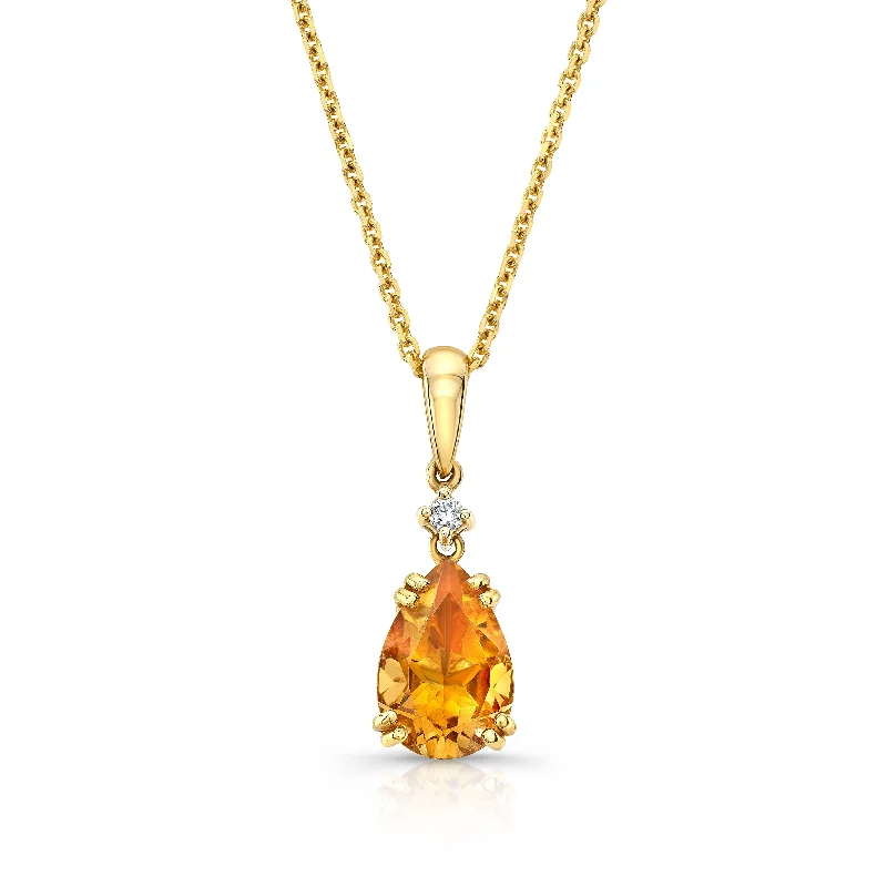Jewelry Sale – Exclusive Styles At Lower Prices Citrine And Diamond Teardrop Pendant In 14k Yellow Gold 17 In Curb Chain Jewelry Sale – Exclusive Styles At Lower Prices Citrine And Diamond Teardrop Pendant In 14k Yellow Gold 17 In Curb Chain