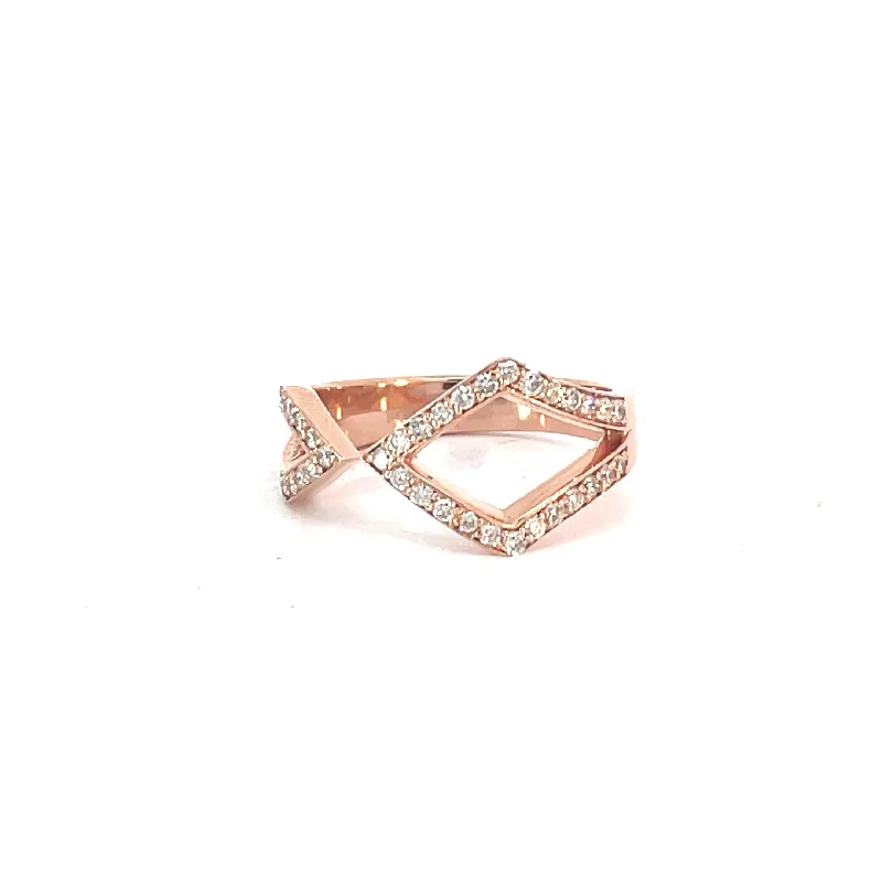 Final Call For Exquisite Jewelry At Reduced Rates Contemporary Rose Gold Diamond Ring Final Call For Exquisite Jewelry At Reduced Rates Contemporary Rose Gold Diamond Ring