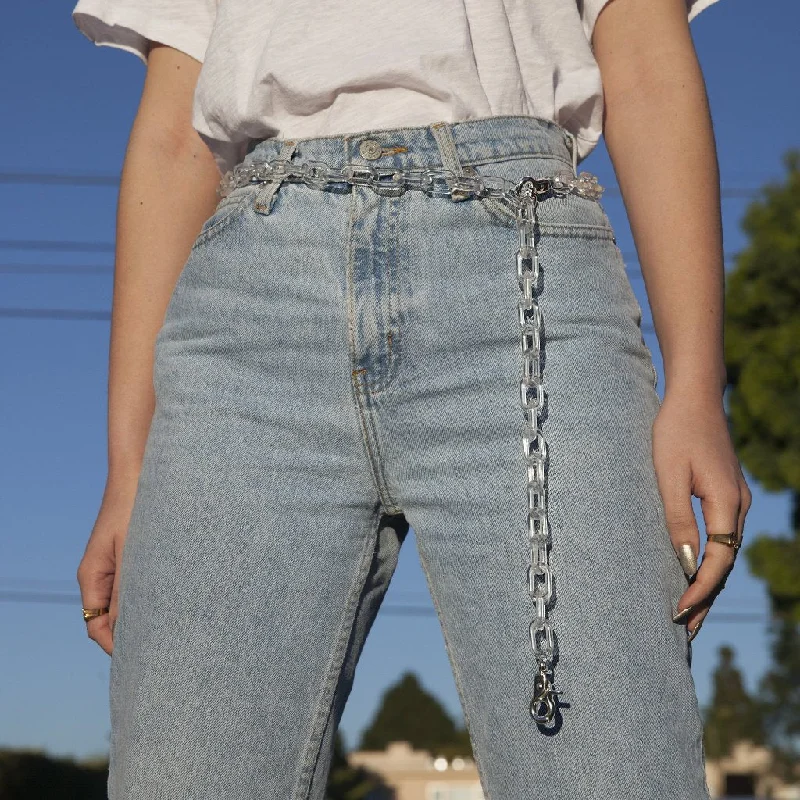 Crystal Clear Chain Belt