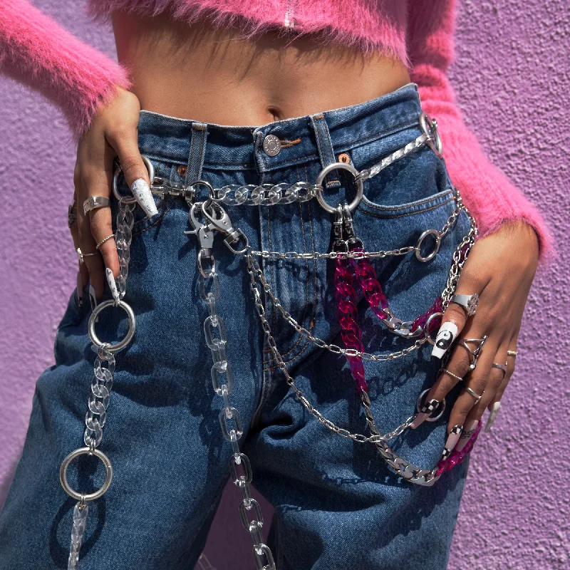 Best-Selling Jewelry Now Available At Special Deals Crystal Clear Finish Line Belt