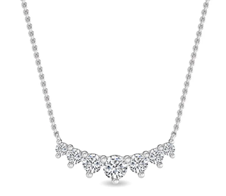 Timeless Jewelry, Timeless Savings – Don't Wait Curved Bar Diamond Necklace
