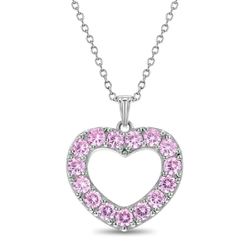 Exclusive Jewelry Offers – Sparkle For Less CZ Open Heart Kids / Children's / Girls Pendant/Necklace - Sterling Silver Exclusive Jewelry Offers – Sparkle For Less CZ Open Heart Kids / Children's / Girls Pendant/Necklace - Sterling Silver