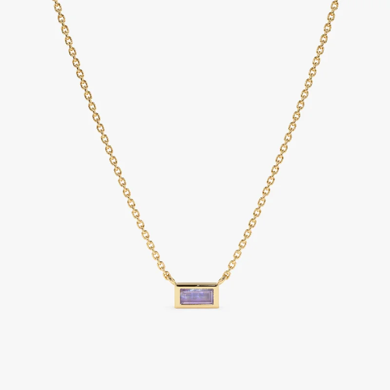 Clearance Sale On High-End Jewelry Collections Dainty Moonstone Necklace, Teresa