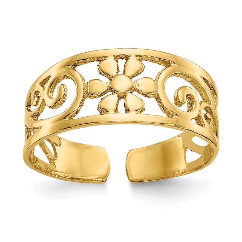 Best Jewelry Sale Prices – Limited-Time Offer Daisy Flower Toe Ring in 14 Karat Gold Best Jewelry Sale Prices – Limited-Time Offer Daisy Flower Toe Ring in 14 Karat Gold