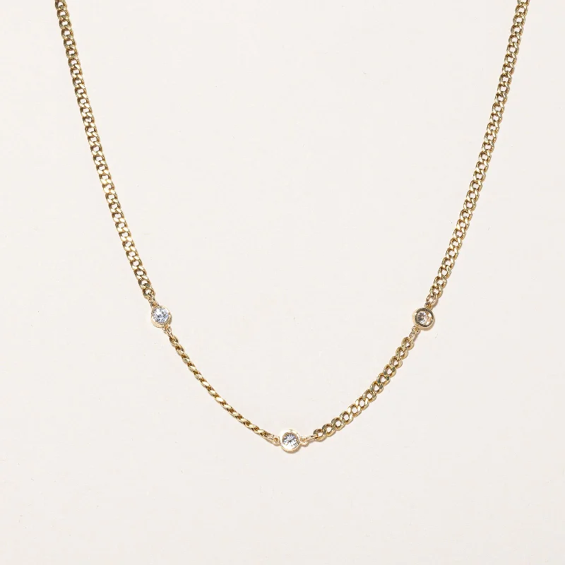 Diamond Chain Necklace | 0.63ctw | 17" |