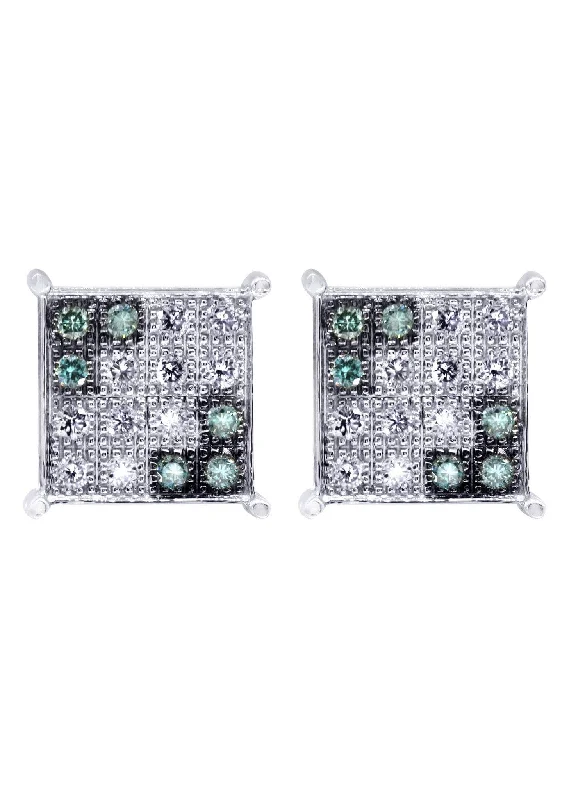 Seasonal Jewelry Deals – Elevate Your Style Diamond Earrings For Men | 0.31 Carats 14K White Gold Seasonal Jewelry Deals – Elevate Your Style Diamond Earrings For Men | 0.31 Carats 14K White Gold