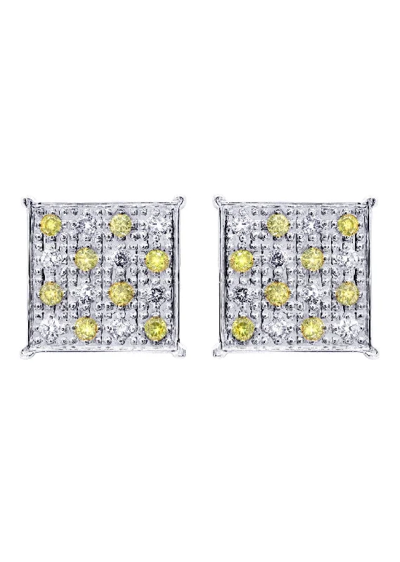 Trending Jewelry Styles Now At Limited-Time Discounts Diamond Earrings For Men | 0.61 Carats 14K White Gold Trending Jewelry Styles Now At Limited-Time Discounts Diamond Earrings For Men | 0.61 Carats 14K White Gold