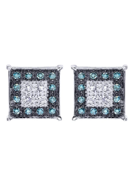 Fashion-Forward Jewelry At Incredible Prices Diamond Earrings For Men | 0.61 Carats 14K White Gold Fashion-Forward Jewelry At Incredible Prices Diamond Earrings For Men | 0.61 Carats 14K White Gold