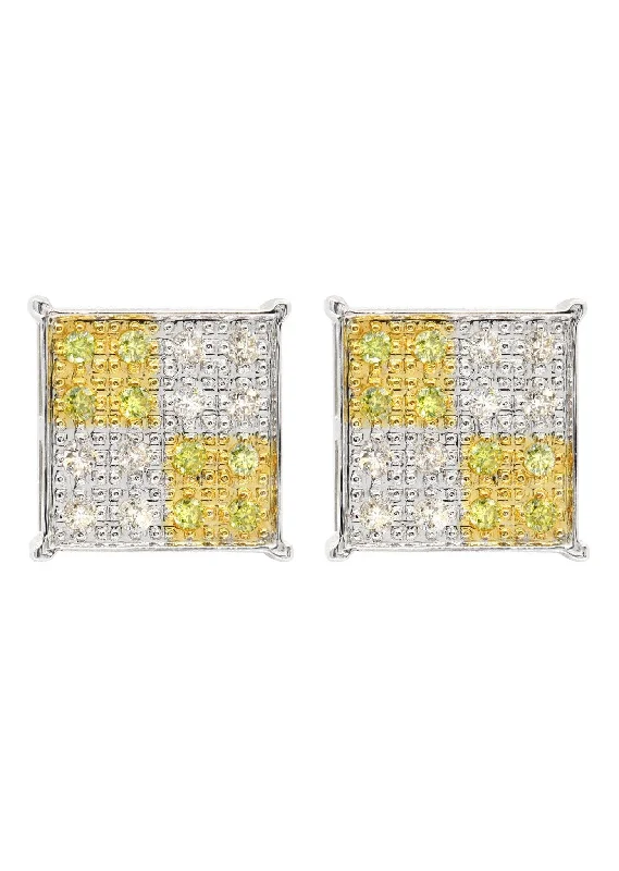 Grab Your Favorite Jewelry At The Lowest Prices Diamond Earrings For Men | 0.62 Carats 14K White Gold Grab Your Favorite Jewelry At The Lowest Prices Diamond Earrings For Men | 0.62 Carats 14K White Gold