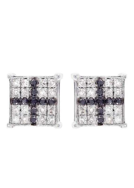 Premium Jewelry Now Available At Special Discounts Diamond Earrings For Men | 0.68 Carats 14K White Gold Premium Jewelry Now Available At Special Discounts Diamond Earrings For Men | 0.68 Carats 14K White Gold