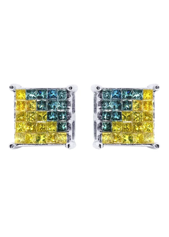 Flash Sale On Stunning Jewelry – Don't Miss Out Diamond Earrings For Men | 1.27 Carats 14K White Gold Flash Sale On Stunning Jewelry – Don't Miss Out Diamond Earrings For Men | 1.27 Carats 14K White Gold