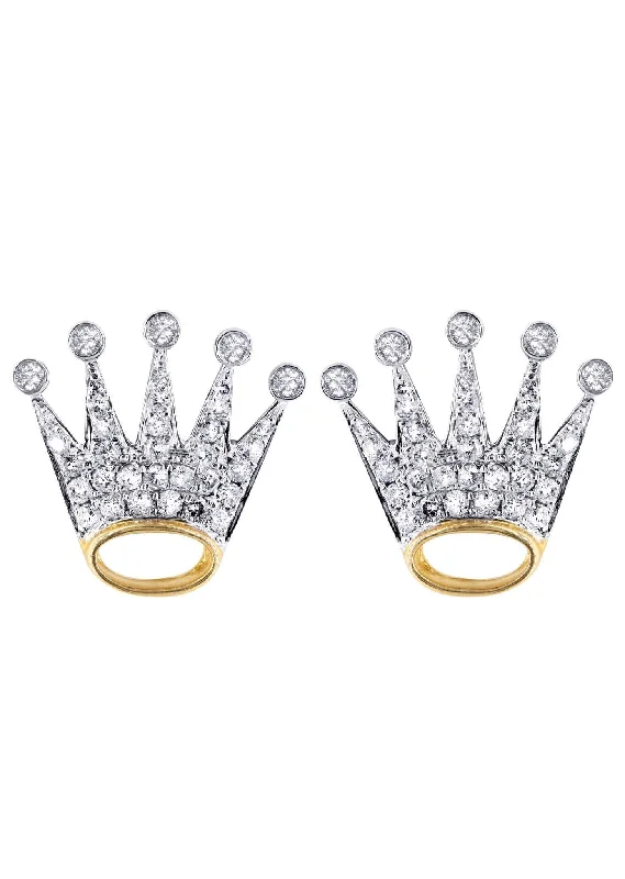 Elegant Jewelry, Exclusive Prices – Shop Now Diamond Earrings For Men | 14K Yellow Gold | 0.58 Carats Elegant Jewelry, Exclusive Prices – Shop Now Diamond Earrings For Men | 14K Yellow Gold | 0.58 Carats