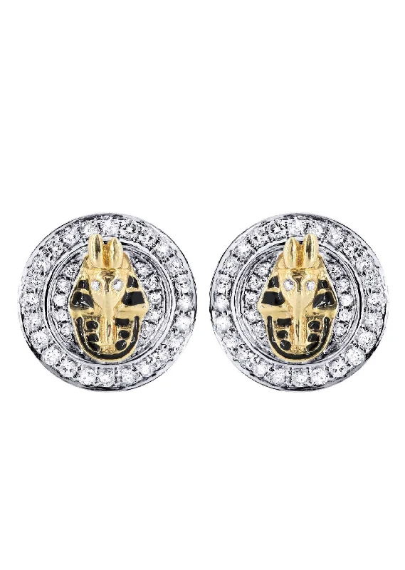 Huge Savings On Timeless Jewelry Collections Diamond Earrings For Men | 14K Yellow Gold | 0.76 Carats Huge Savings On Timeless Jewelry Collections Diamond Earrings For Men | 14K Yellow Gold | 0.76 Carats