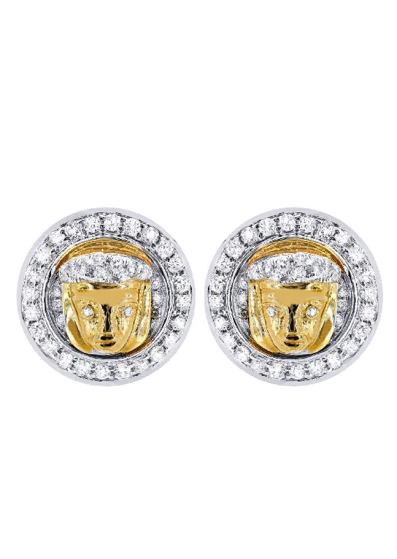 Seasonal Jewelry Deals – Elevate Your Style Diamond Earrings For Men | 14K Yellow Gold | 0.84 Carats Seasonal Jewelry Deals – Elevate Your Style Diamond Earrings For Men | 14K Yellow Gold | 0.84 Carats