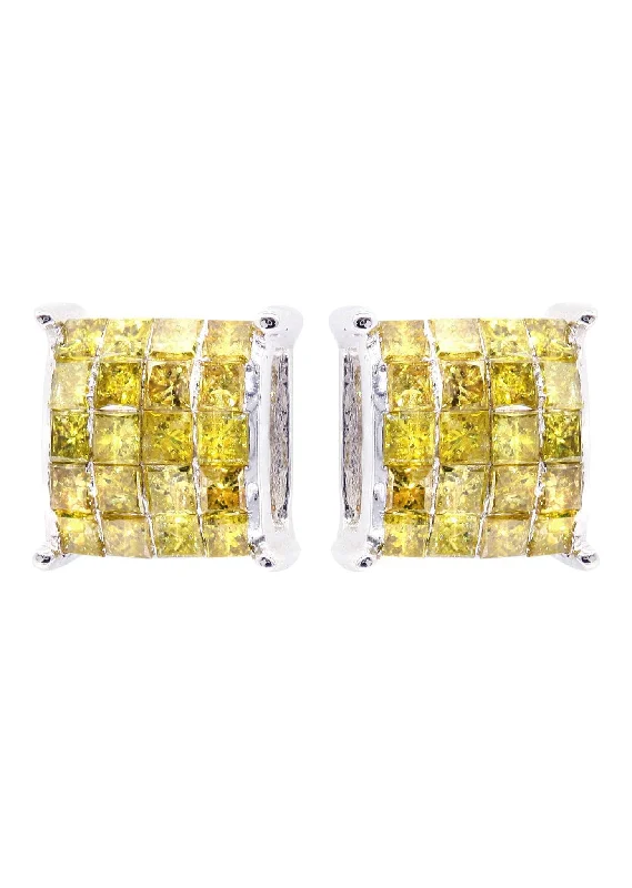 Luxury Jewelry At Unbeatable Discounts Diamond Earrings For Men | 1.02 Carats 14K White Gold Luxury Jewelry At Unbeatable Discounts Diamond Earrings For Men | 1.02 Carats 14K White Gold