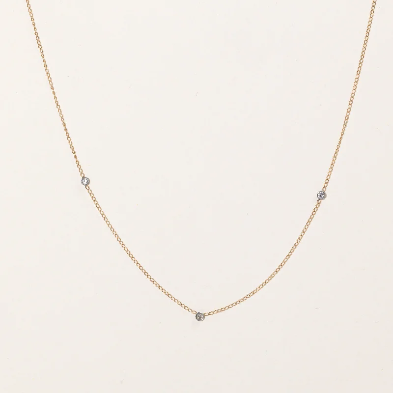 Glamorous Jewelry, Glamorous Deals – Shop Now Diamond Gold Necklace | 0.15ctw | 17"| Glamorous Jewelry, Glamorous Deals – Shop Now Diamond Gold Necklace | 0.15ctw | 17"|