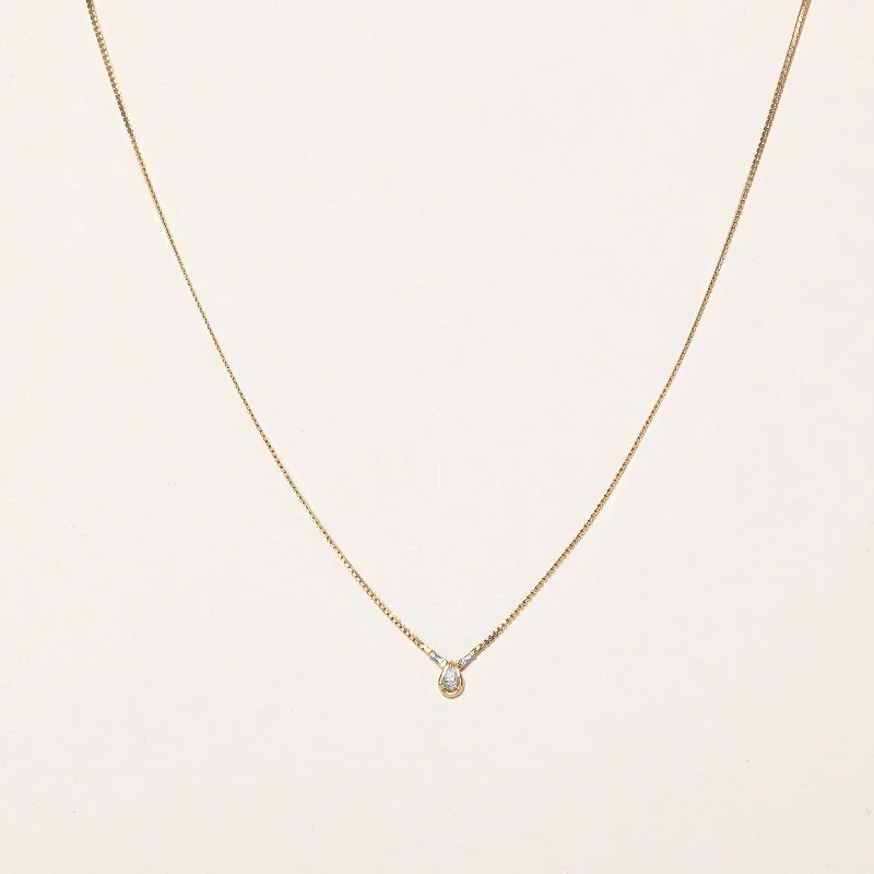 Make Your Outfit Shine With Discounted Jewelry Diamond Necklace | 0.17ctw | 16" |