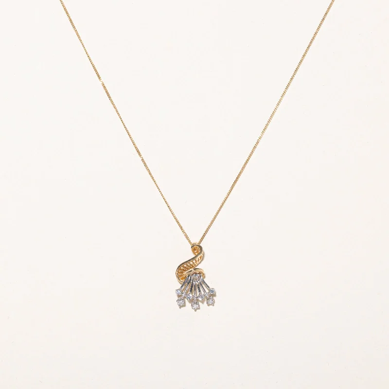 Diamond Pendant & Necklace | 0.25ctw | 17" |