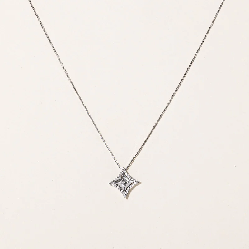 Diamond Pendant & Necklace | 0.31ctw | 18" |