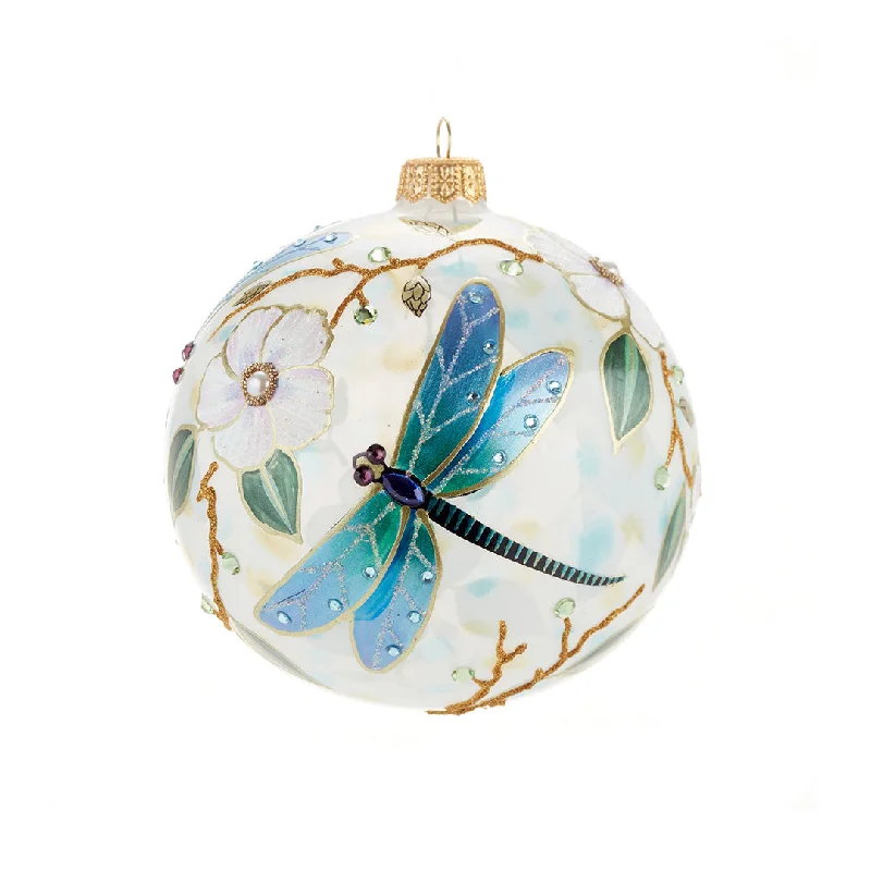 Handcrafted Jewelry Sale – Unique Designs At Low Prices Dragonfly & Blossoms Ball Ornament