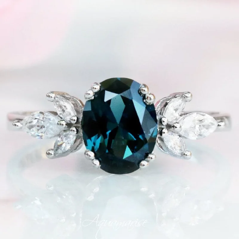 Chic, Trendy, And Affordable Jewelry Sale Eva London Blue Topaz Ring- Sterling Silver Chic, Trendy, And Affordable Jewelry Sale Eva London Blue Topaz Ring- Sterling Silver