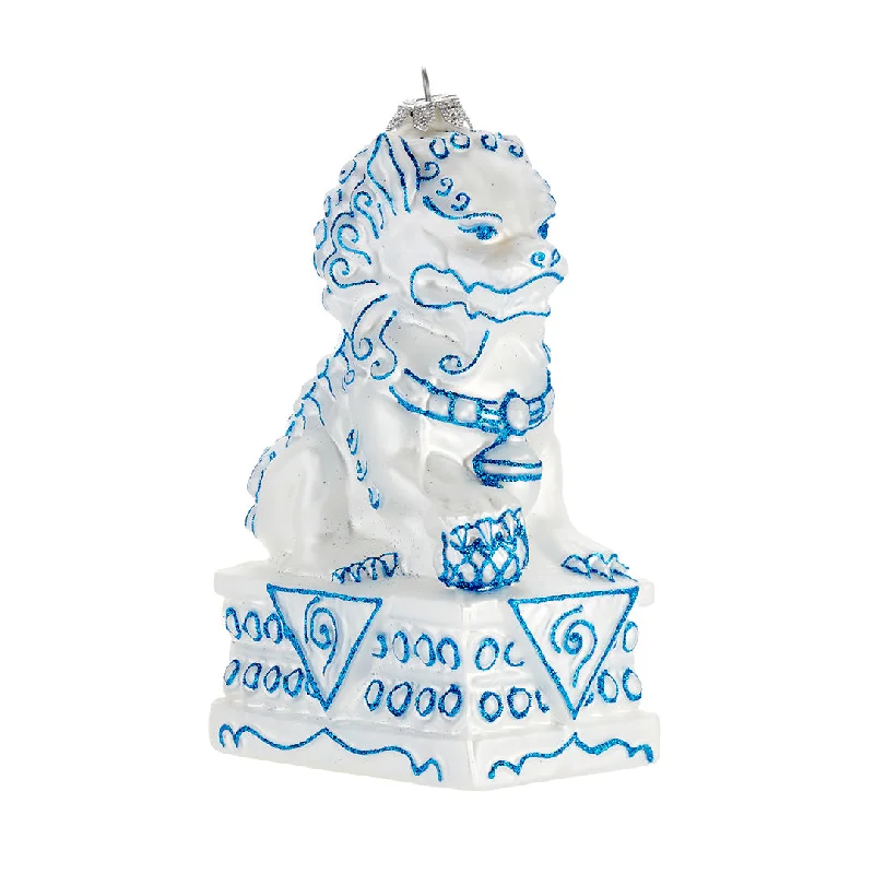 Trending Jewelry Styles Now At Limited-Time Discounts Blue & White Foo Dog Ornament