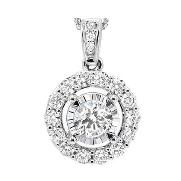Premium Diamond Jewelry For Unforgettable Moments 14KT WHITE GOLD DIAMOND (1/2CTW) PENDANT Premium Diamond Jewelry For Unforgettable Moments 14KT WHITE GOLD DIAMOND (1/2CTW) PENDANT