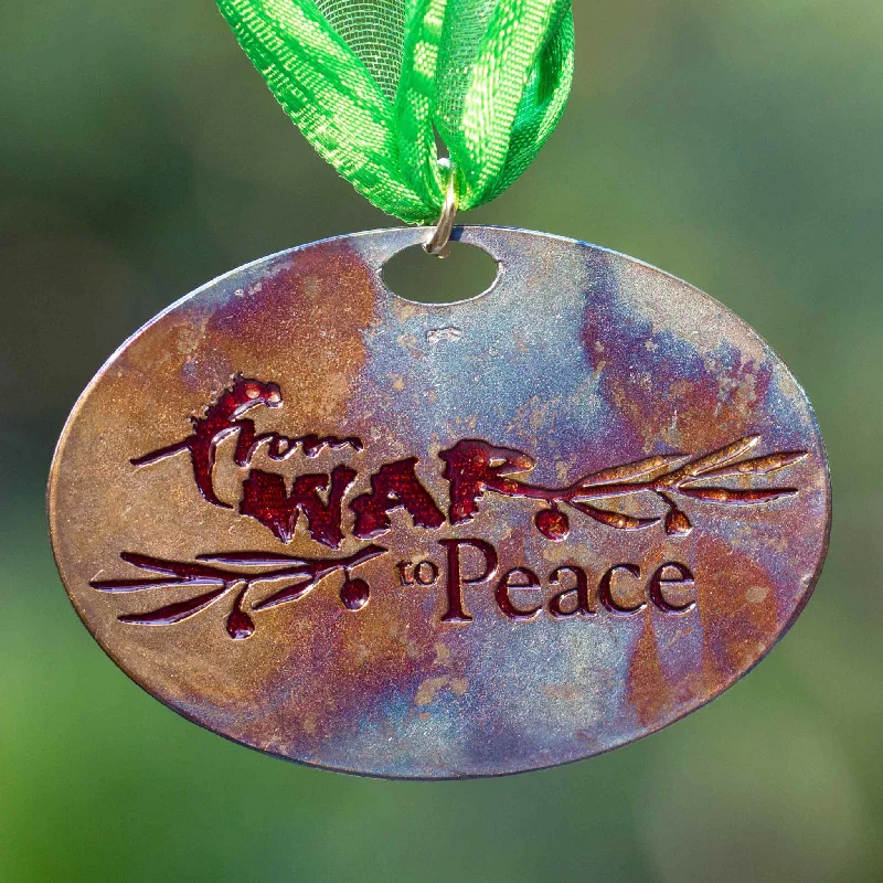 Grab Stylish Jewelry Before The Sale Ends FWTP Signature Ornament Iridescent Patina with Translucent Red Enamel Grab Stylish Jewelry Before The Sale Ends FWTP Signature Ornament Iridescent Patina with Translucent Red Enamel