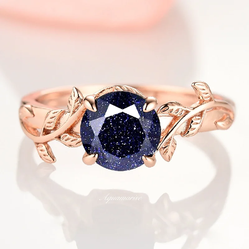 Once-A-Year Jewelry Deals – Shop Before They’Re Gone Galaxy Sandstone (Starry Night) Leaf Ring- 14K Rose Gold Vermeil Once-A-Year Jewelry Deals – Shop Before They’Re Gone Galaxy Sandstone (Starry Night) Leaf Ring- 14K Rose Gold Vermeil