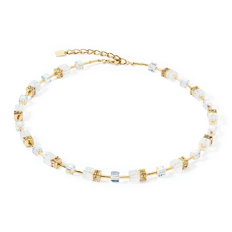 Flash Sale On Stunning Jewelry – Don't Miss Out GeoCUBE® Iconic Nature necklace gold white Flash Sale On Stunning Jewelry – Don't Miss Out GeoCUBE® Iconic Nature necklace gold white