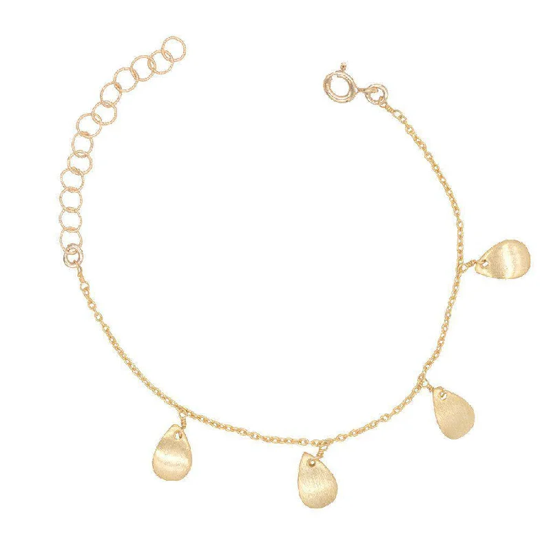Jewelry Flash Sale – Stylish Designs At Unbeatable Rates Gold Petal Anklet