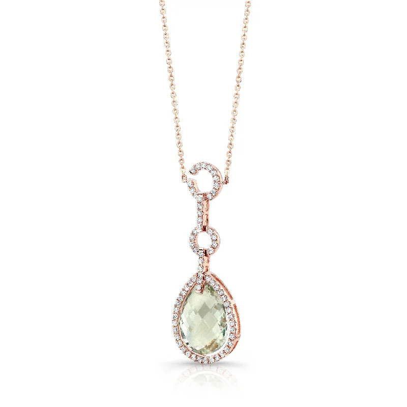 Jewelry Sale Bonanza – Grab Your Sparkle Now Green Amethyst Checkerboard Pear Shape Necklace With Diamond Border And Circle Links Bail In 14k White Gold (15x11mm) Jewelry Sale Bonanza – Grab Your Sparkle Now Green Amethyst Checkerboard Pear Shape Necklace With Diamond Border And Circle Links Bail In 14k White Gold (15x11mm)