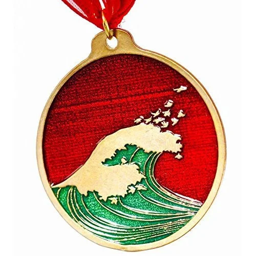 High-Quality Jewelry At A Fraction Of The Cost Hokusai Wave Holiday Ornament with Ribbon High-Quality Jewelry At A Fraction Of The Cost Hokusai Wave Holiday Ornament with Ribbon