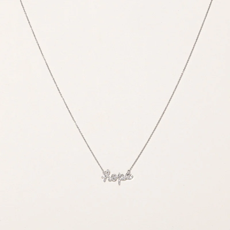 Exclusive Jewelry Sale – Limited-Time Discounts Diamond 'Hope" Pendant Necklace | 0.10ctw | 16" |