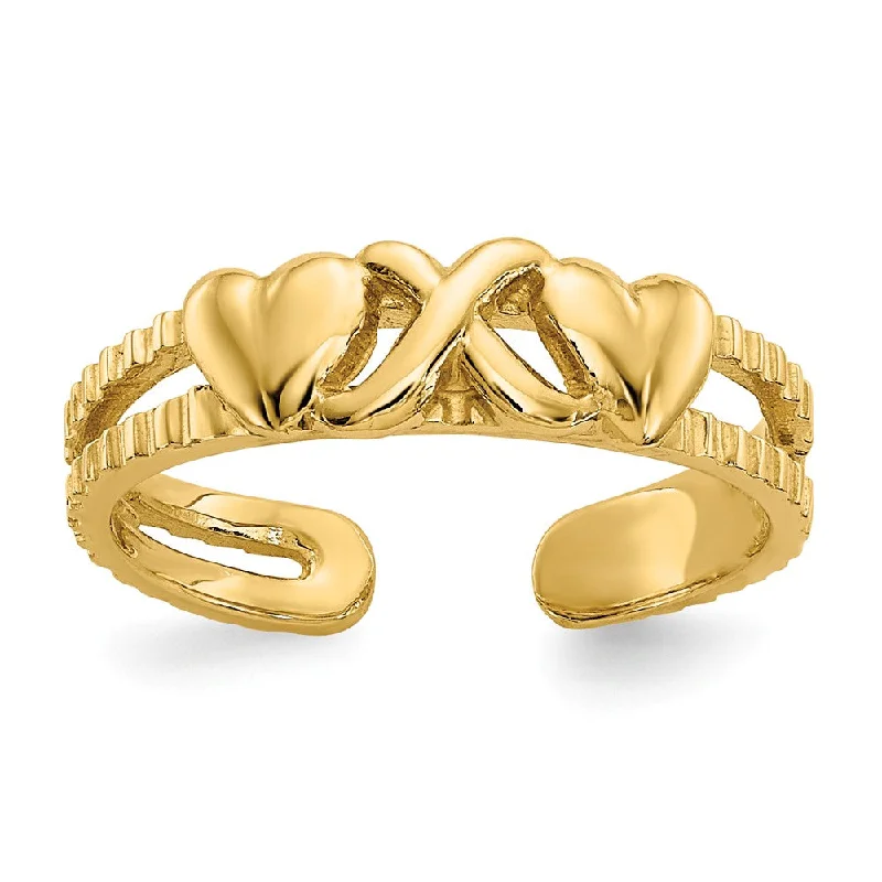 Everyday Jewelry Essentials Now On Sale Hugs and Kisses Adjustable Toe Ring in 14 Karat Gold Everyday Jewelry Essentials Now On Sale Hugs and Kisses Adjustable Toe Ring in 14 Karat Gold