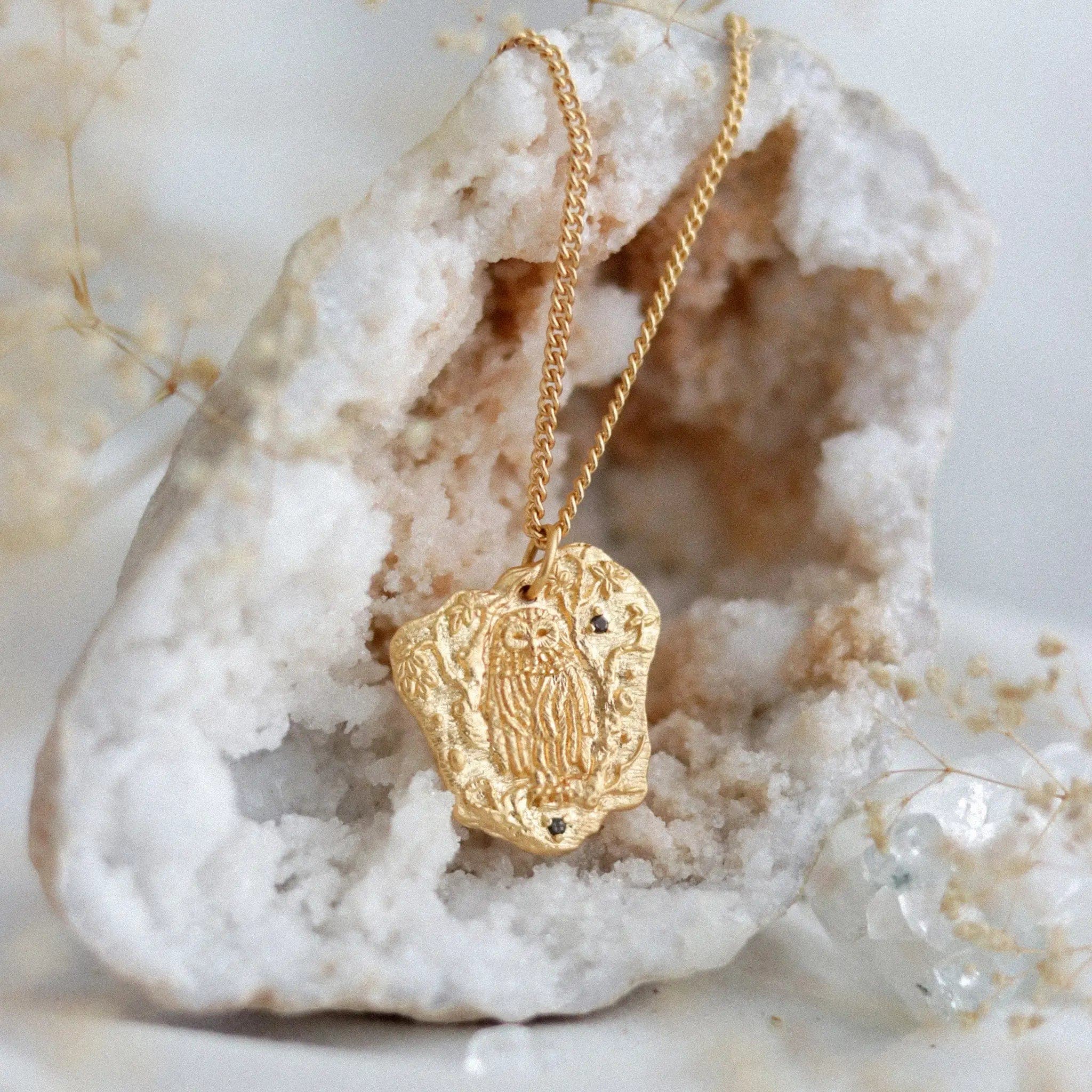 Elegant Jewelry, Exclusive Prices – Shop Now I see with my Soul • Owl Necklace
