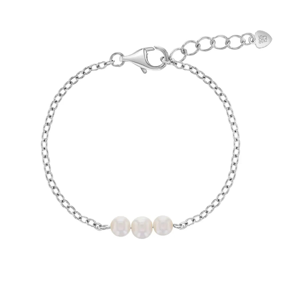 Affordable Glamour – Must-Have Jewelry At Special Rates Children's Sterling Silver Freshwater Cultured Pearl Bracelet