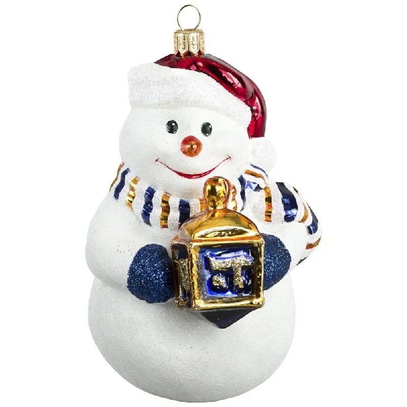 Shine Bright With Our Special Jewelry Promotions Snowman with Dreidel Ornament