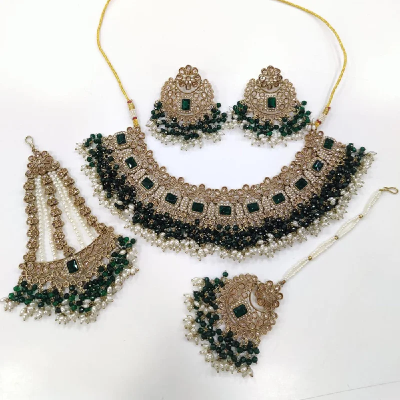 Stunning Jewelry At A Fraction Of The Price JCM Gold Plated Crystal Stone And Pearls Necklace Set Stunning Jewelry At A Fraction Of The Price JCM Gold Plated Crystal Stone And Pearls Necklace Set
