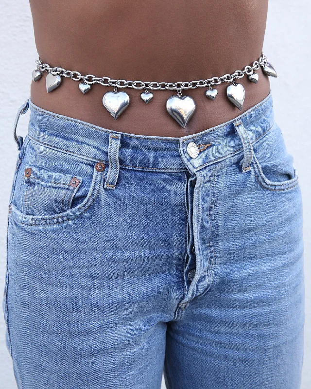 Flash Sale On Stunning Jewelry – Don't Miss Out Juicy Heart Cable Belly Chain