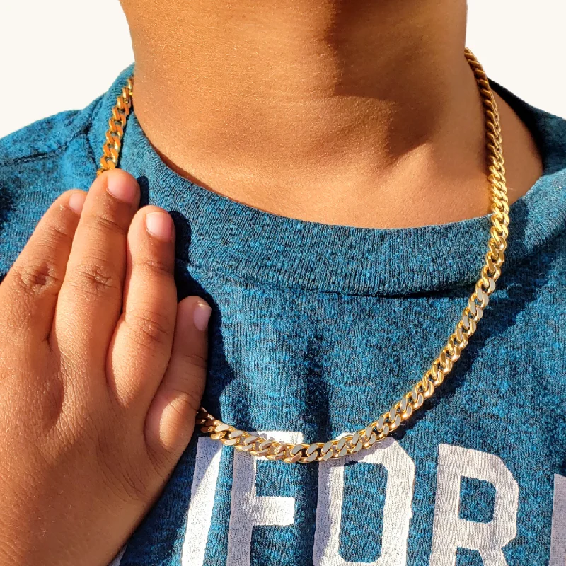 Seasonal Jewelry Deals – Elevate Your Style Kids' Gold Cuban Link Necklace