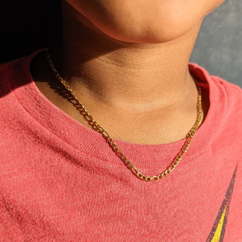 Fashion-Forward Jewelry At Incredible Prices Kids' Gold Figaro Chain